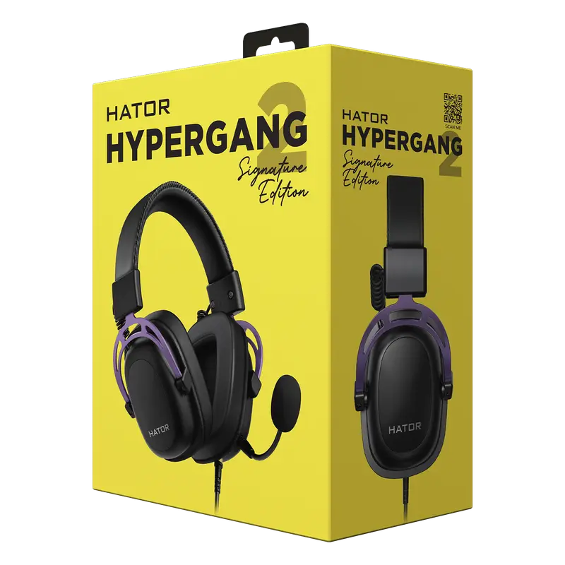 Наушники HATOR Hypergang 2 Black | Lavander