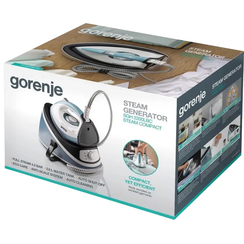 Утюг с парогенератором Gorenje SGH2200LBC Синий