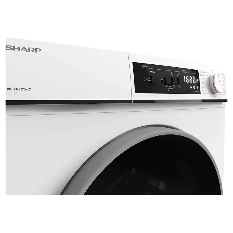 Сушильная машина Sharp KDNHA7S7GW21EE Белый