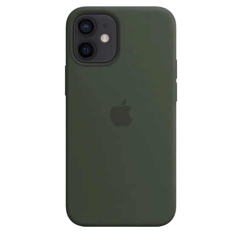 Чехол Apple iPhone 12 mini Silicone Case MagSafe Силиконовый Чехол Cypress Green
