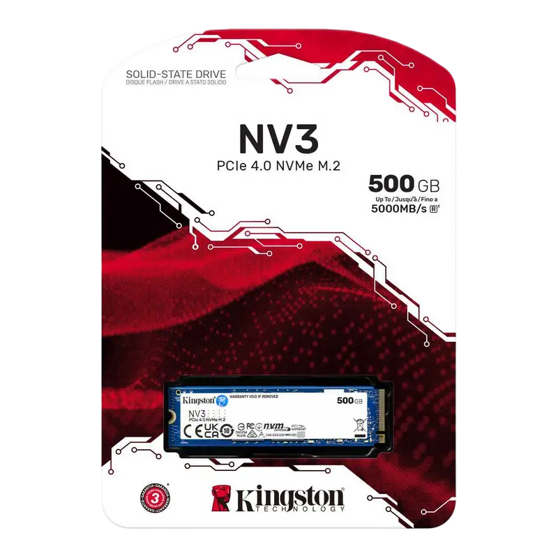 Накопитель SSD Kingston NV3 500GB