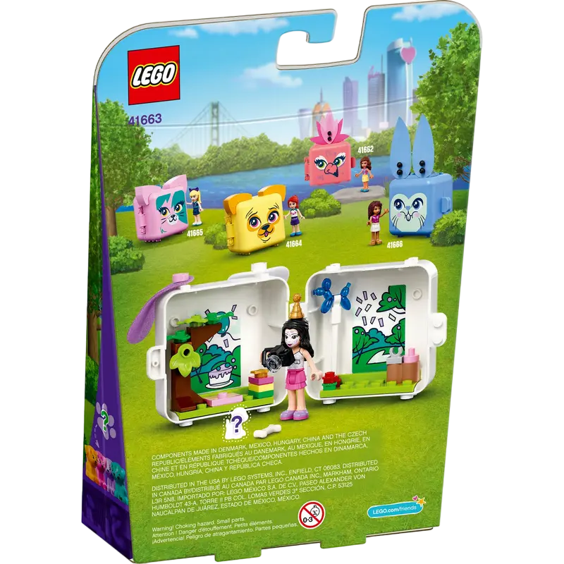 Constructor LEGO Emma's Dalmatian Cube Alb