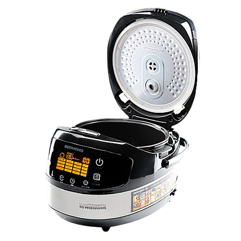 Мультиварка Redmond RMC-M90E Черный Серебристый