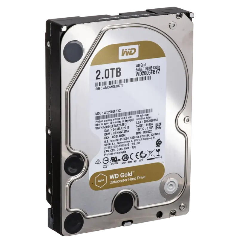Жесткий диск Western Digital WD Gold WD Gold™ 2 ТБ