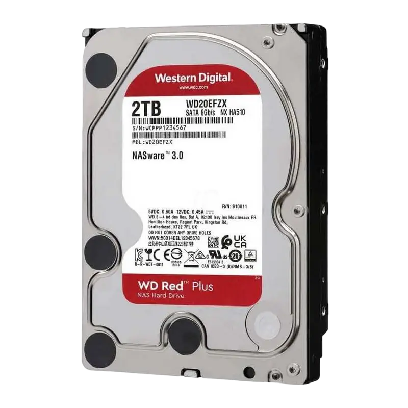 Жесткий диск Western Digital WD Red Plus WD Red Plus™ 2 ТБ
