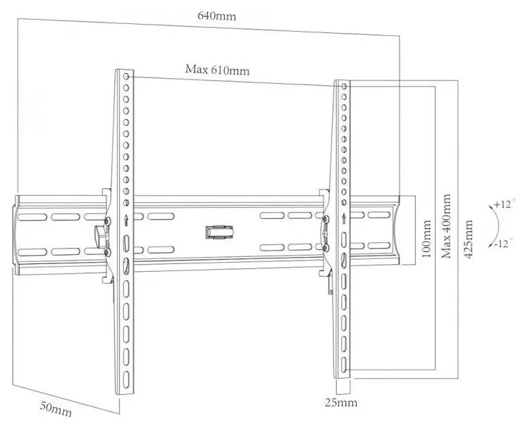 Кронштейн для телевизора CHARMOUNT CT-PLB-E804