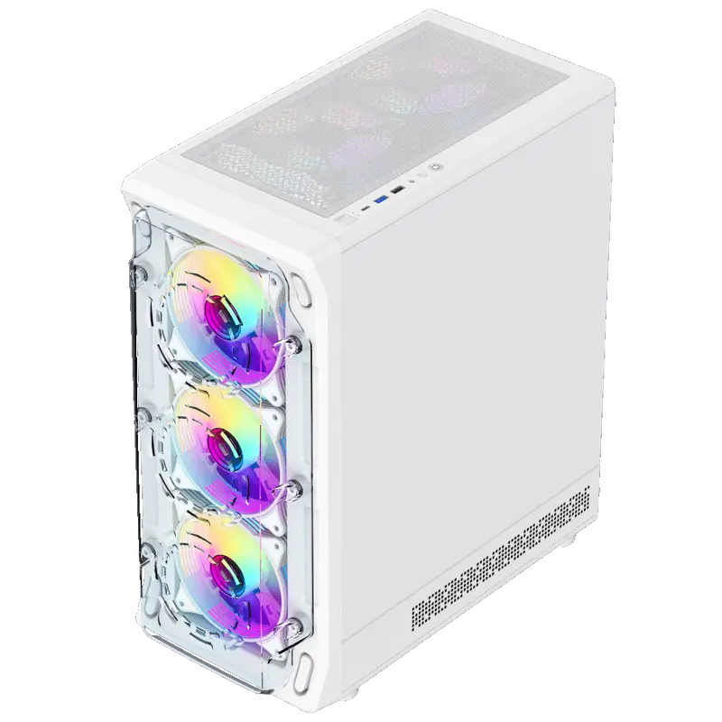 Компьютерный корпус Gamemax STARLIGHT 2 AW Midi-Tower Белый