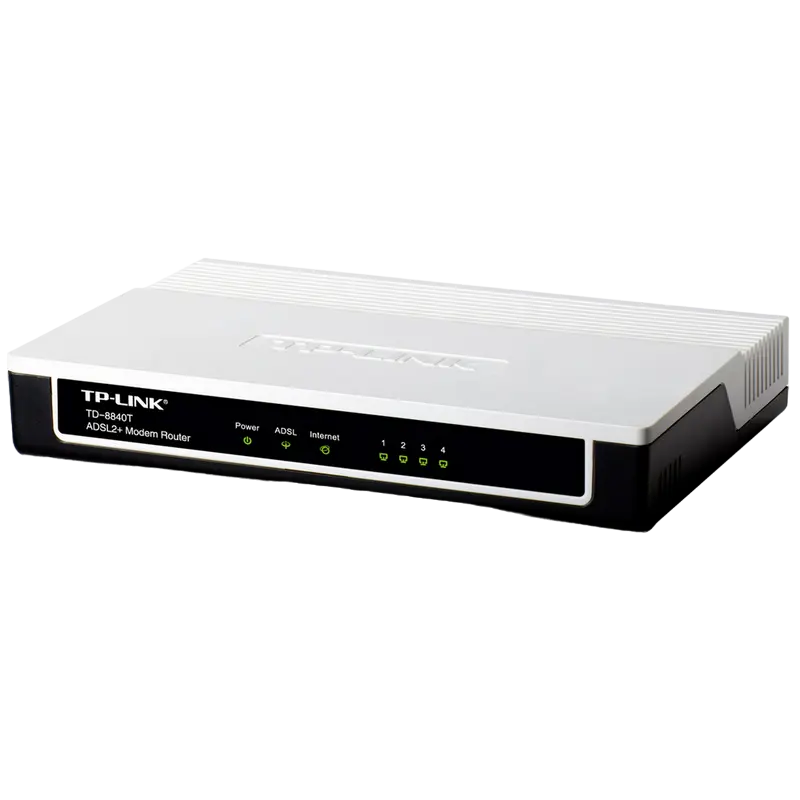 ADSL Модем TP-LINK TD-8840T Черный