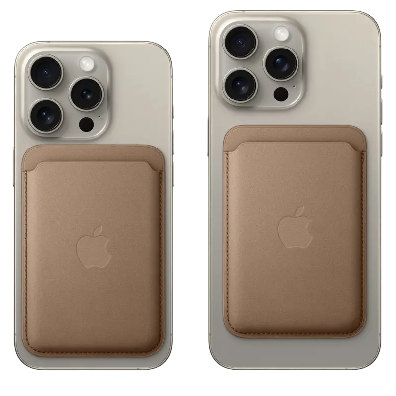 Чехол-бумажник Apple iPhone FineWoven Wallet MagSafe FineWoven с MagSafe Серо-коричневый