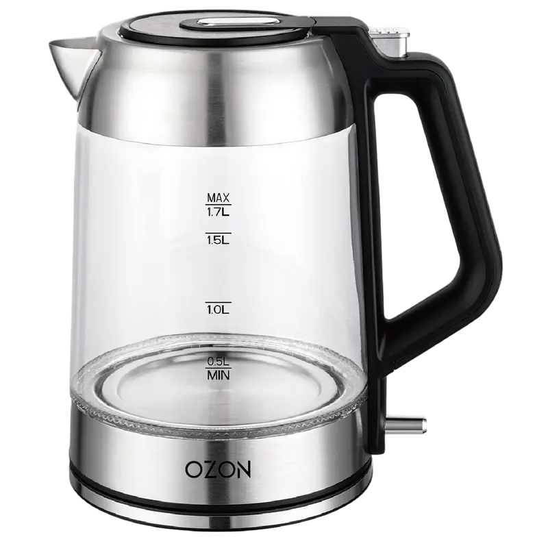 Электрочайник OZON EKC-1705A-GS Нержавеющая сталь