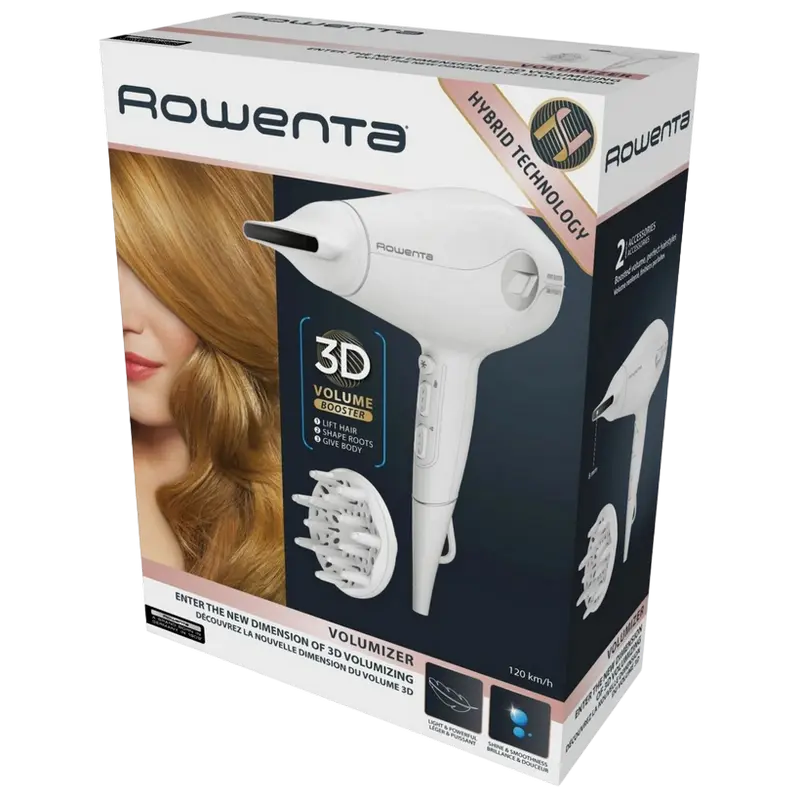 Uscător de păr Rowenta Volumizer Alb