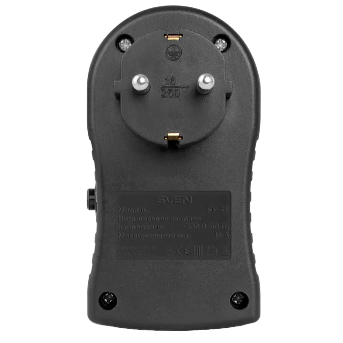 Prelungitor electric SVEN SF-S1 Negru