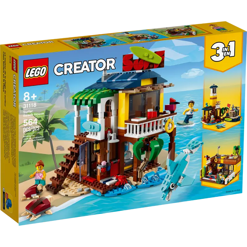 Конструктор LEGO Surfer Beach House Разноцветный