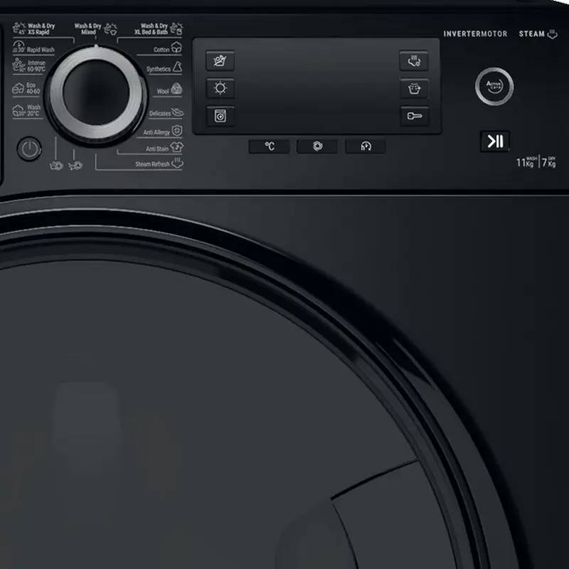 Стирально-сушильная машина Hotpoint-Ariston NDD 11725 BDA EE Черный