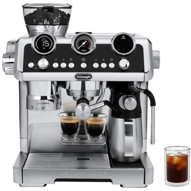 Кофеварка рожковая DeLonghi EC9865.M Нержавеющая сталь