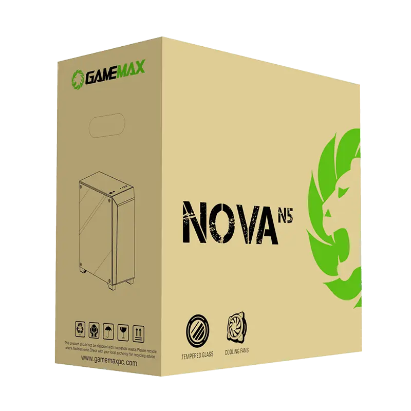 Компьютерный корпус Gamemax NOVA N5 Midi-Tower Черный