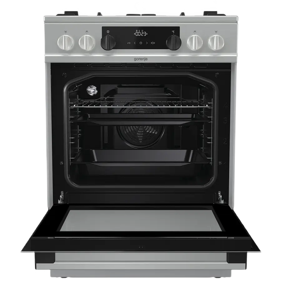 Комбинированная плита Gorenje K634XF Нержавеющая сталь