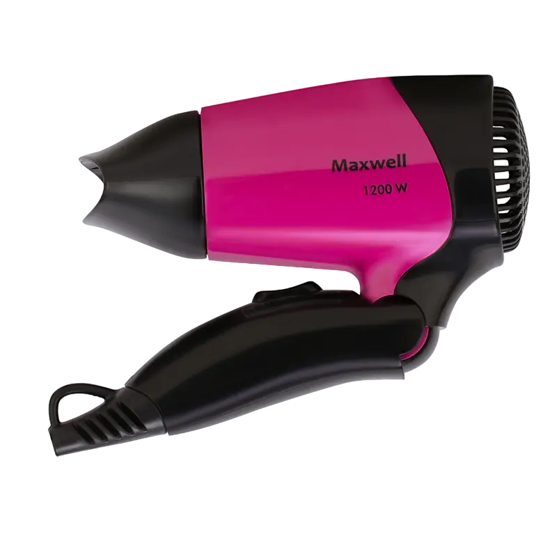 Uscător de păr compact Maxwell MW-2007 Negru | Roz