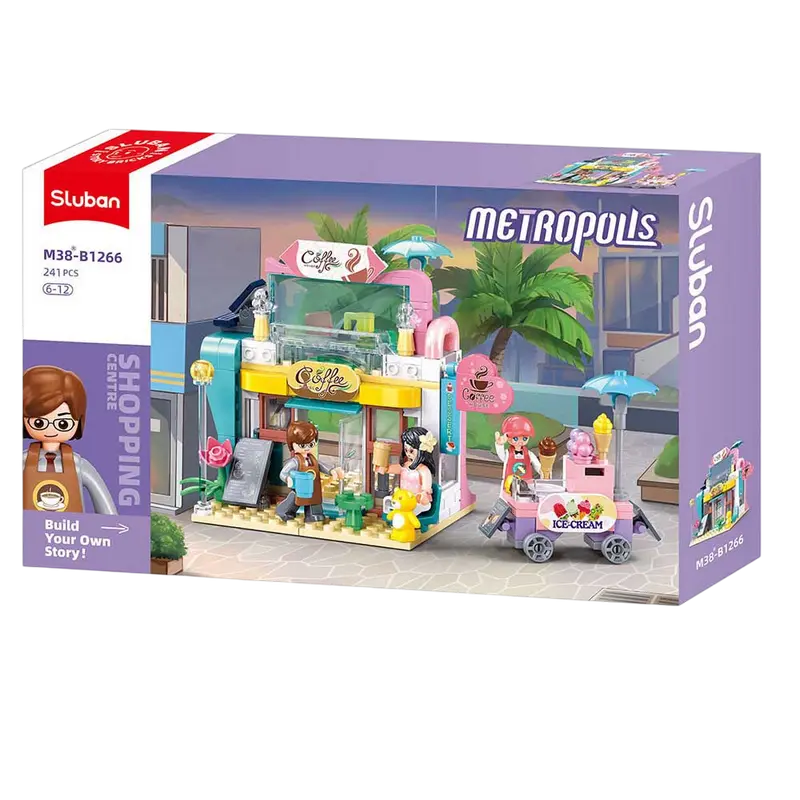 Конструктор Sluban Metropolis - Metropolis Slubucks Разноцветный