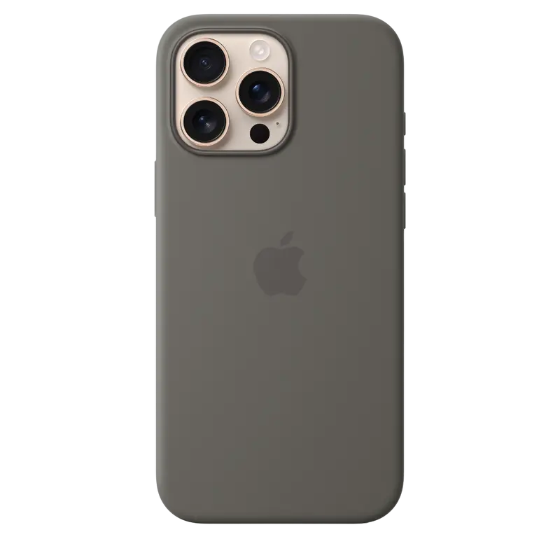 Чехол Apple iPhone 16 Pro Max Silicone Case MagSafe A3313 Silicone Case with MagSafe Stone Gray