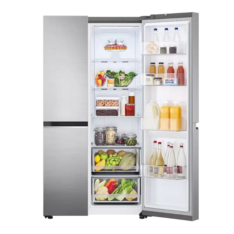 Холодильник LG GSBV70PZTM Серебристый