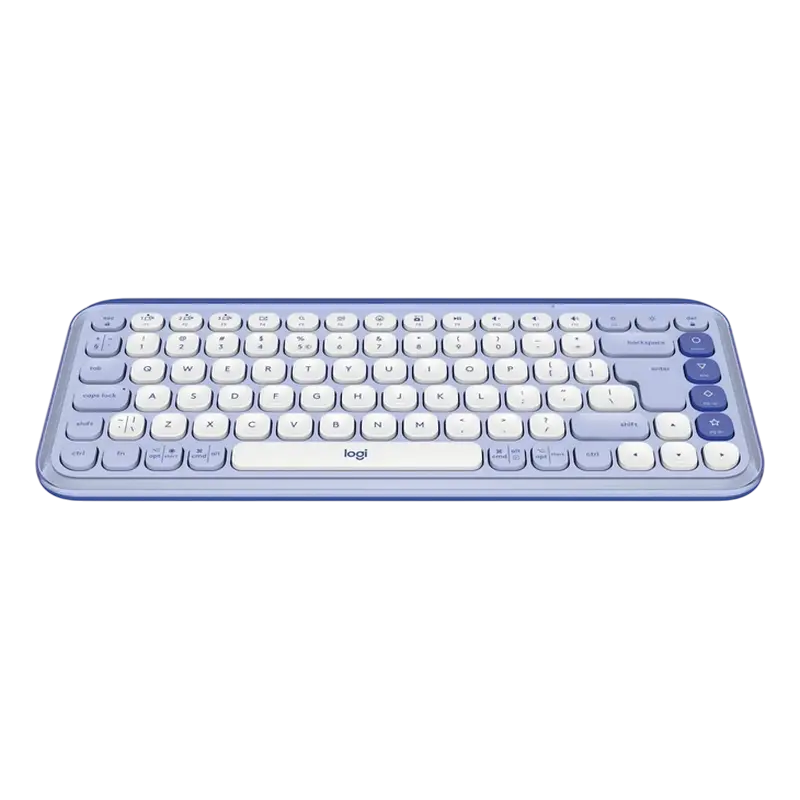 Tastatură Logitech POP ICON Membrană Violet