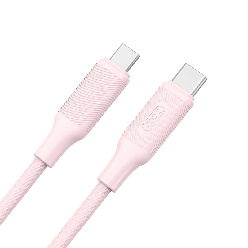Кабель для зарядки и синхронизации XO NB-Q265B Розовый