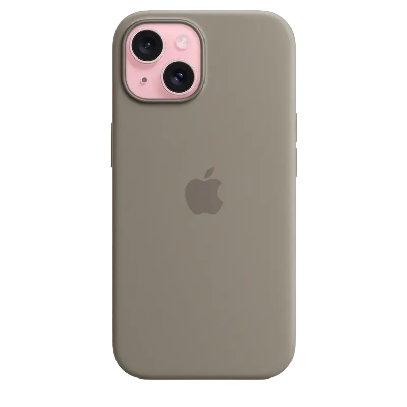 Чехол Apple iPhone 15 Silicone Case MagSafe Силиконовый Чехол Глина