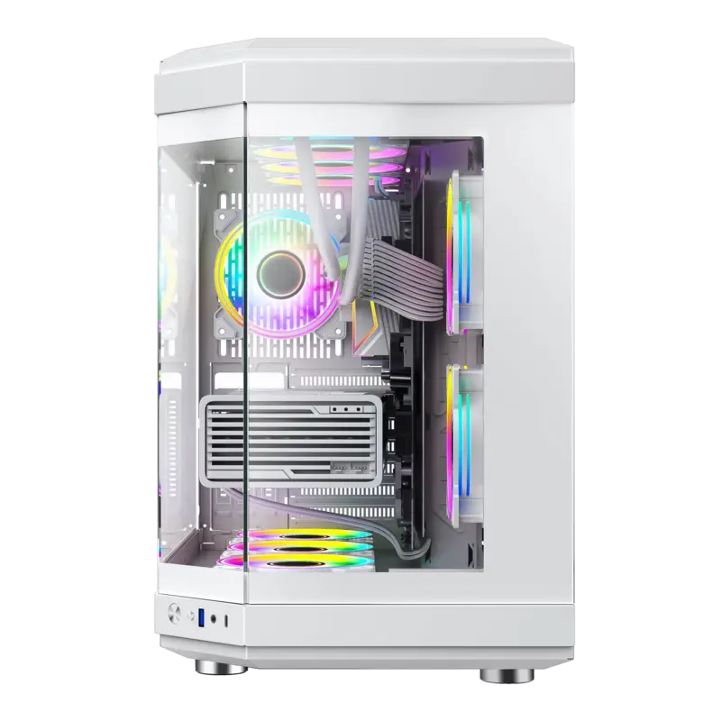 Carcasă PC Gamemax HYPE WH Midi-Tower Alb