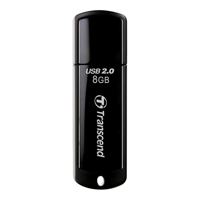 USB Flash накопитель Transcend JetFlash 350 8ГБ Чёрный