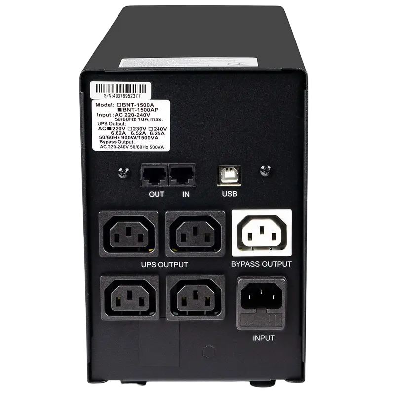 Sursă de alimentare neîntreruptibilă PCM BNT-1500AP Gri