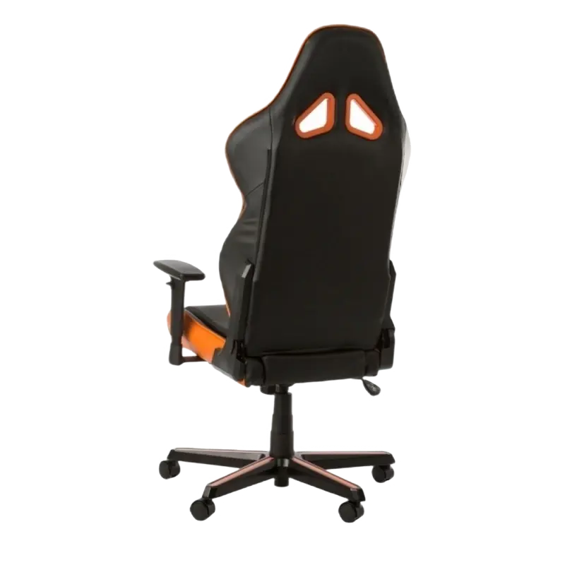Scaun Gaming DXRacer Racing GC-R0-NO PU Piele Negru/Portocaliu
