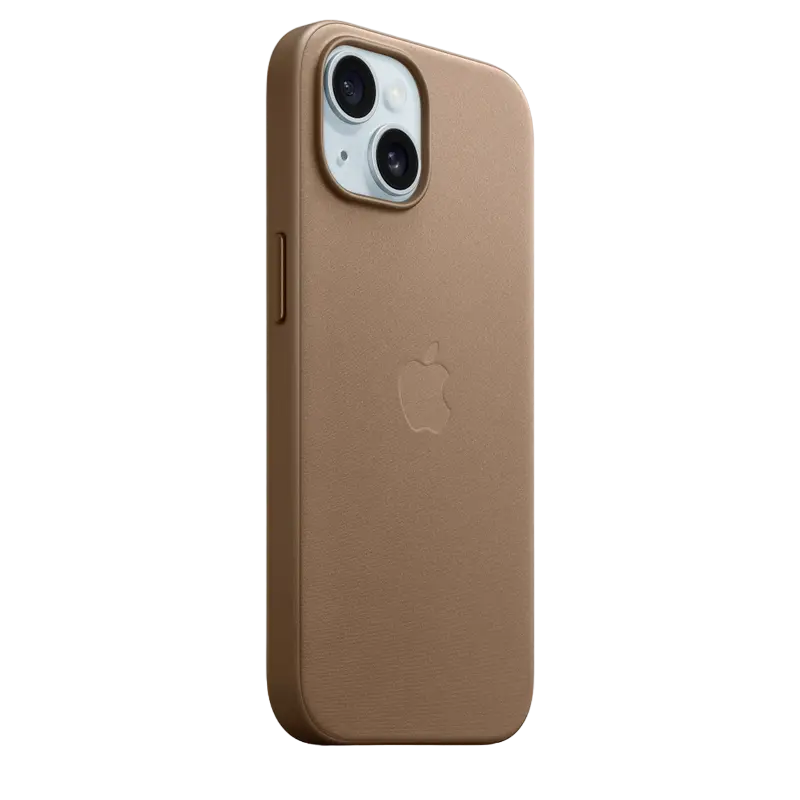 Чехол Apple iPhone 15 FineWoven Case MagSafe FineWoven с MagSafe Серо-коричневый