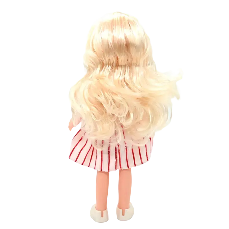 Essa Toys Little Milly - White Red Dress