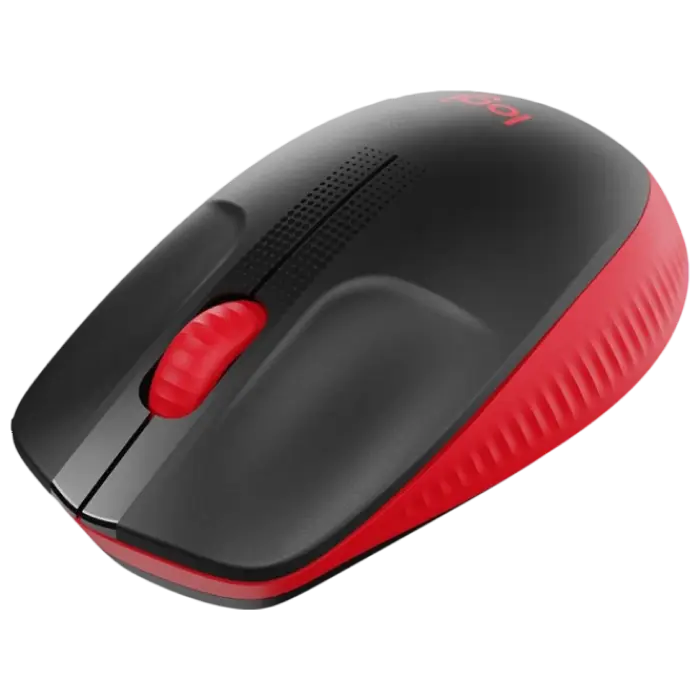 Беcпроводная мышь Logitech M190 Беспроводное Красный