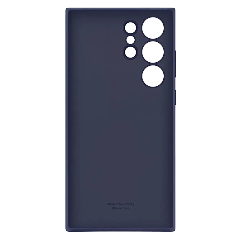 Чехол Samsung Galaxy S23 Ultra Silicone Cover Силиконовый Чехол Темно-синии