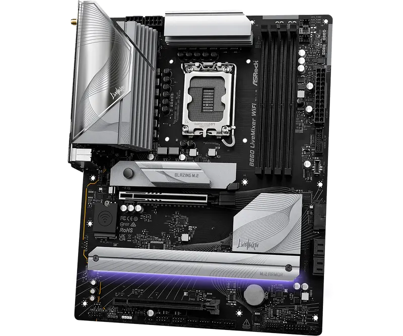 Placă de bază ASRock B860 LIVEMIXER WIFI LGA1851 ATX