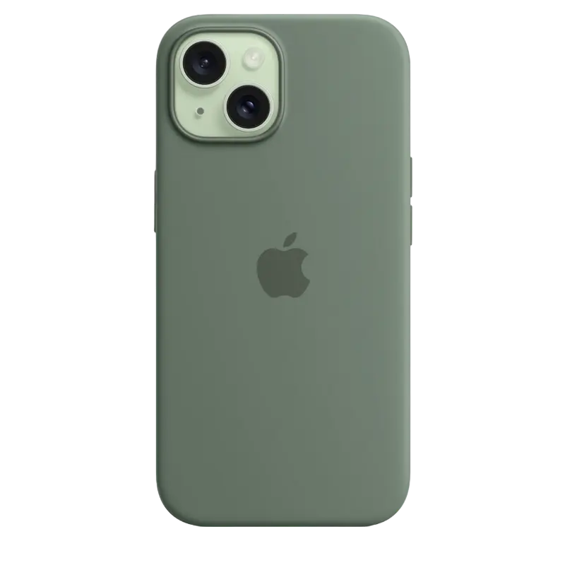 Чехол Apple iPhone 15 Silicone Case MagSafe Силиконовый Чехол Кипарис