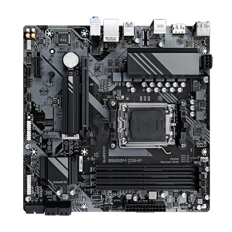 Материнская плата Gigabyte B650M D3HP AM5 Micro-ATX