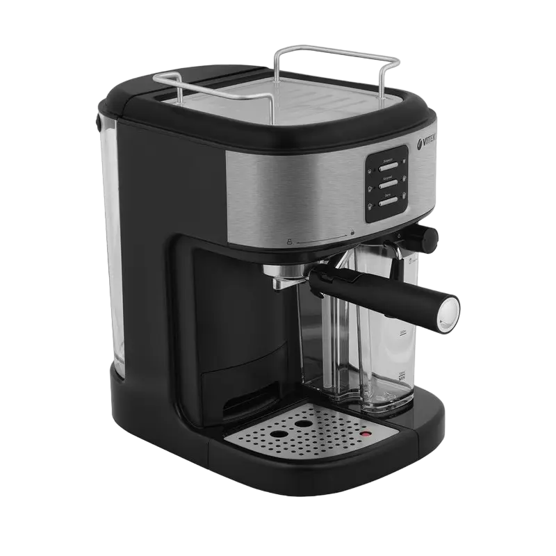 Кофеварка рожковая VITEK VT-8489 Серебристый