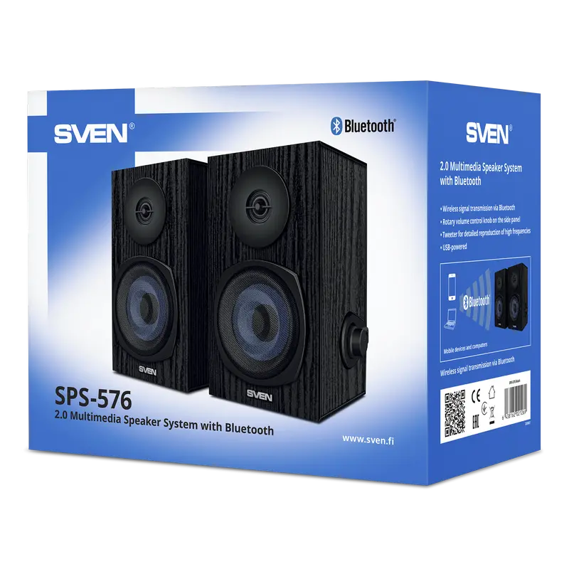 Беспроводные колонки для дома SVEN SPS-576 Черный