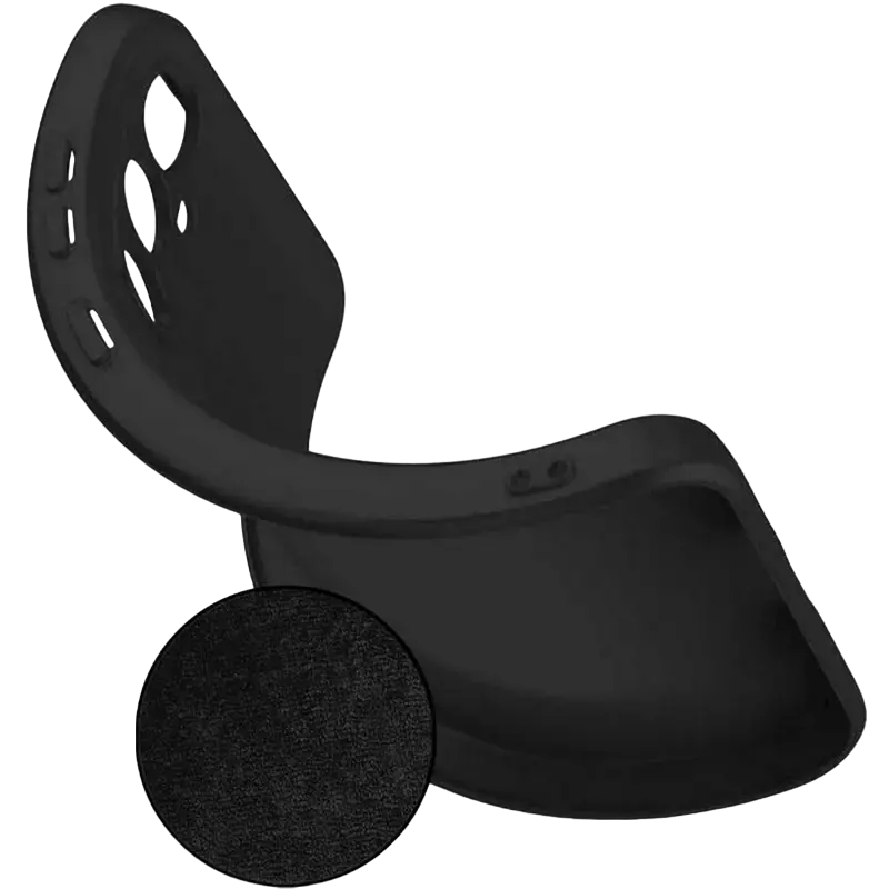 Husă Xcover Samsung Galaxy A25 Soft Touch Microfiber Soft Touch Series Negru