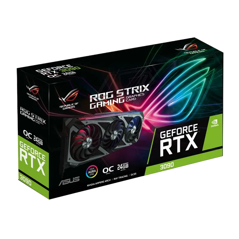 Видеокарта ASUS ROG Strix GeForce RTX 3090 OC GAMING