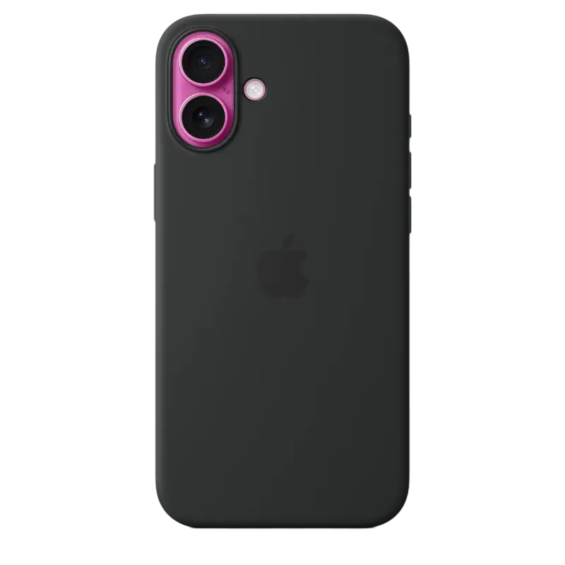 Чехол Apple iPhone 16 Plus Silicone Case MagSafe A3314 Silicone Case with MagSafe Чёрный