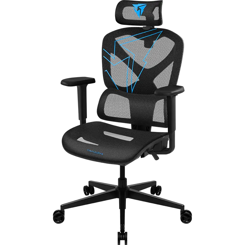 Офисное кресло ThunderX3 YTC Вентилируемая Сетка Черный | Синий