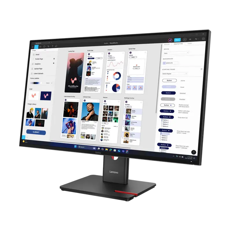 Monitor Lenovo ThinkVision T32UD-40 Negru