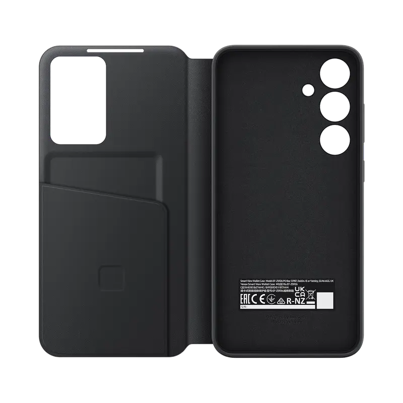 Husă tip carte Samsung Galaxy S24+ Smart View Wallet Smart View Wallet Negru