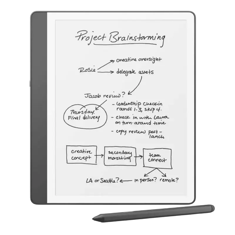 Электронная книга Amazon Kindle Scribe (1st Gen) 2024 Tungsten Grey