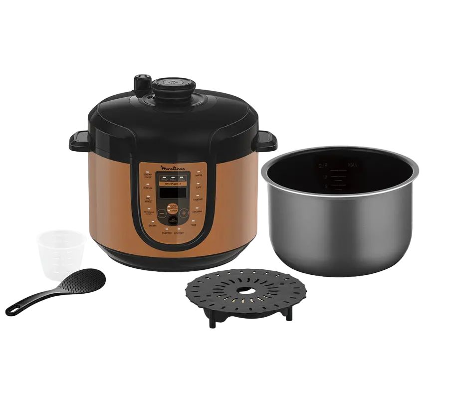 Мультиварка-скороварка Moulinex CE5A0F34 Коричневый
