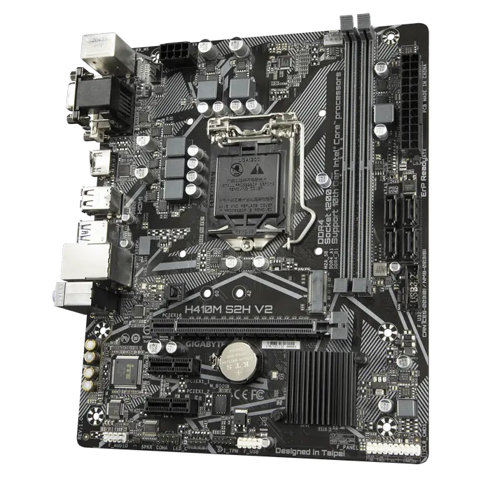 Placă de bază Gigabyte H410M S2H V2 LGA1200 Micro-ATX